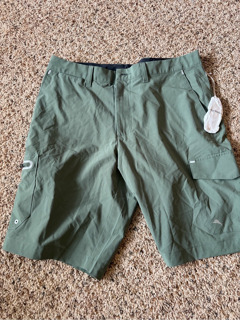 Tommy Bahama Olive Green Cargo Shorts
